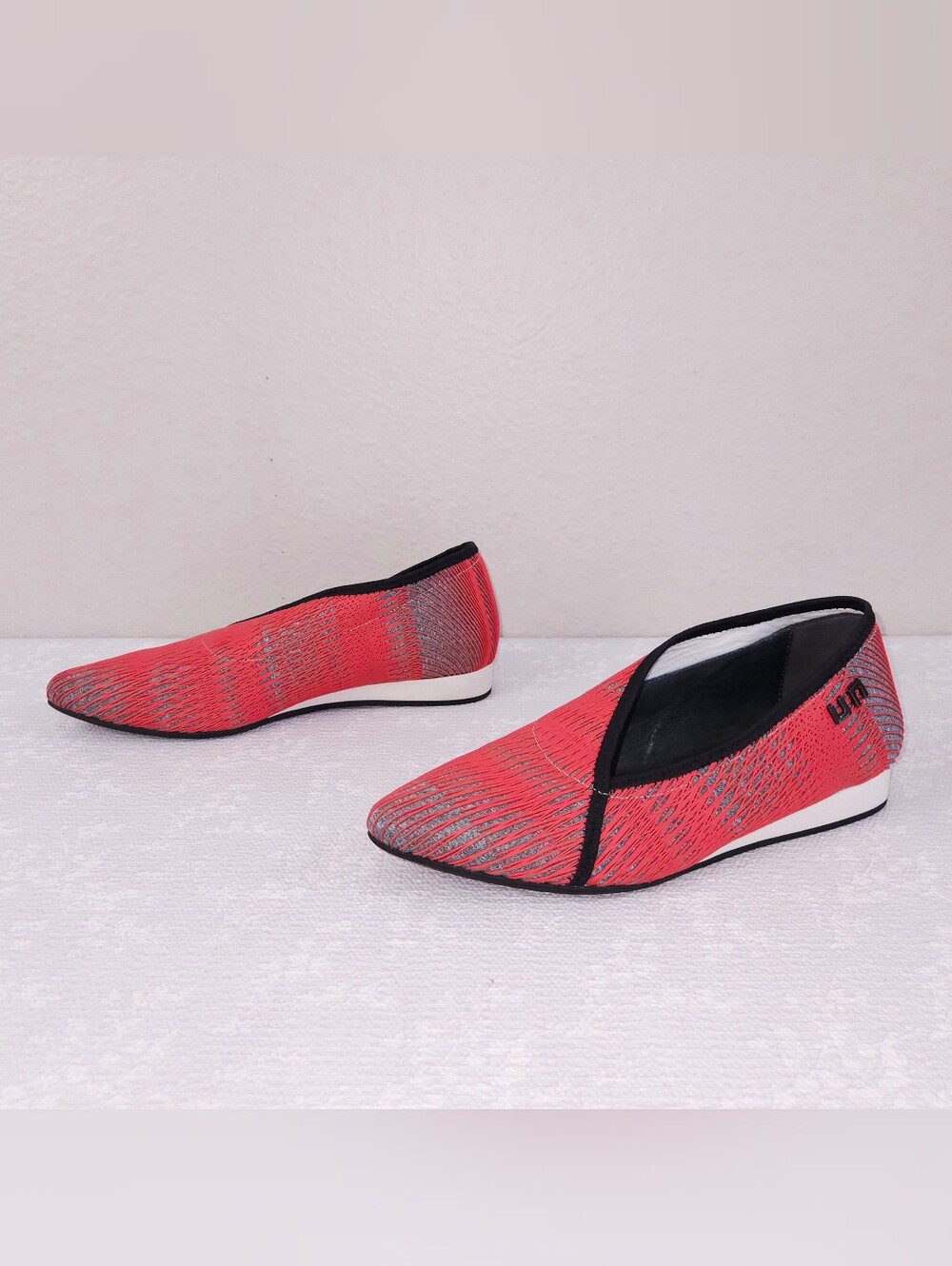 United Nude Fold Lite Lo Flats Coral Pink Red Slip-On EU 37